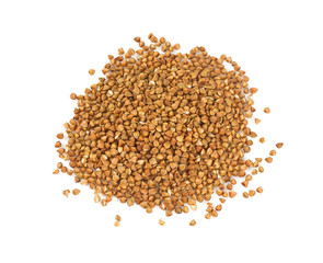 buckwheat isolated on white