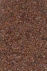 flaxseed isolated on white