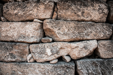 Texture of a stone wall