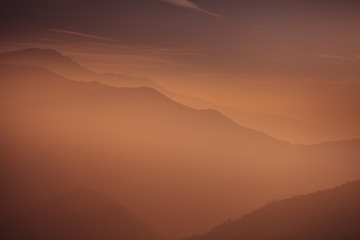 Annapurna area mountains in the Himalayas of Nepal