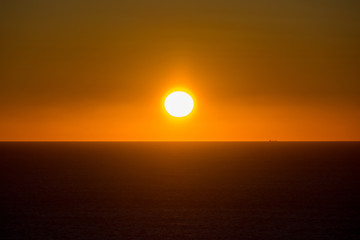Fototapeta na wymiar Coucher de soleil à Cabo da Roca
