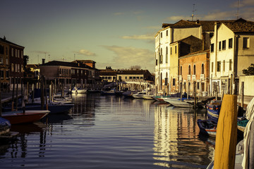 Fototapeta na wymiar The picturesque island of Murano, famous for producing glass in the Venetian Lagoon on the Adriatic coast