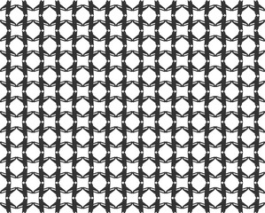 Abstract geometric Seamless pattern . Repeating geometric Black and white texture.