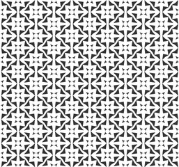 Abstract geometric Seamless pattern . Repeating geometric Black and white texture.