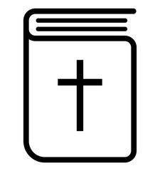 bible icon on white background