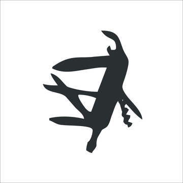 recommend clip art: Pocket knife icon