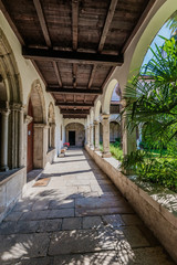 Obraz premium Patio of Church of St. Francis in Pula, Croatia.