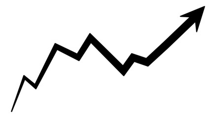 Black arrow vector icon