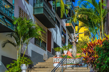 The stairs on the Calle de Iriarte in Puerto de la Cruz, Tenerife