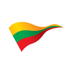 Lithuania flag, vector illustration