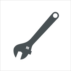 Wrench icon.  Illustration