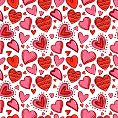 Seamless valentine day pattern