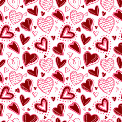 Seamless valentine day pattern