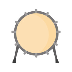 Tambourine color flat