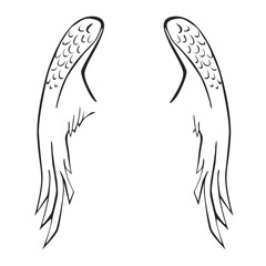 Wing simple icon