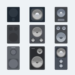 Sound speakers set