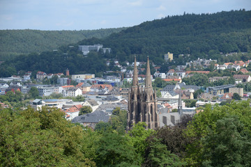 Fototapeta na wymiar Marburg an der Lahn