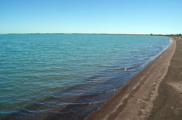 Balkhash lake, central Kazakhstan.
