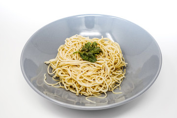 asian food noodles on the table