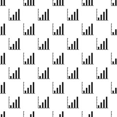 Finance chart pattern seamless repeat vector illustration for any design