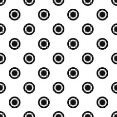 Circle graph pattern seamless repeat vector illustration for any design