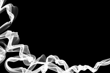 White dynamic abstract strokes on black background .  For creative patterns. background, wallpaper,...