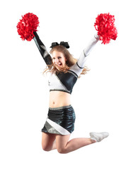 Cheerleader Jumping
