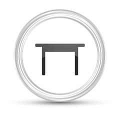 Weißer Button - Tisch
