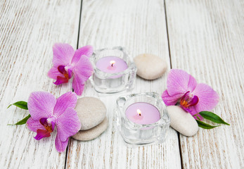 Spa concept with orchids