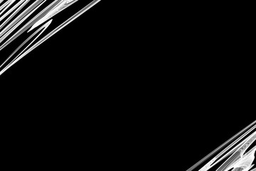 White dynamic abstract strokes on black background .  For creative patterns. background, wallpaper,...