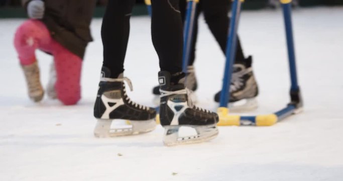Ice skating