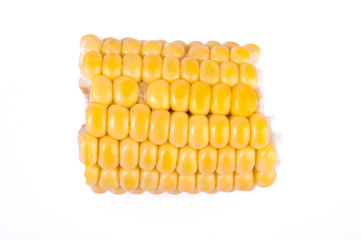 Corn on a white background