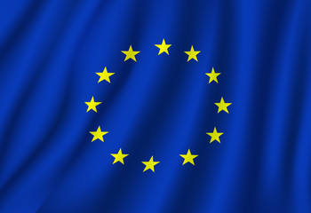 European Union vector flag national symbol