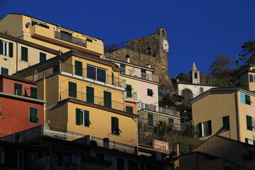 Fototapeta na wymiar Riomaggiore, Cinque Terre, Italie