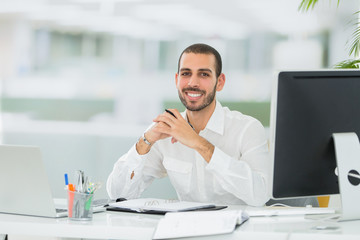 handsome arab businessman