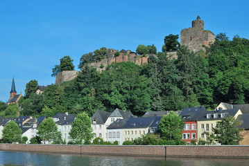 die Burganlage in Saarburg an der Saar,Rheinland-Pfalz,Deutschland
