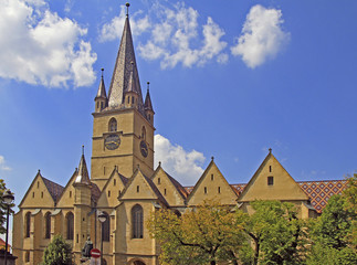 Fototapeta na wymiar Evangelical Cathedral of Saint Mary Sibiu