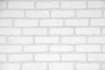 Obraz premium biały dekoracyjny mur z cegły