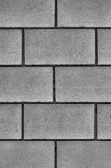 Stylish stone wall background in black and white