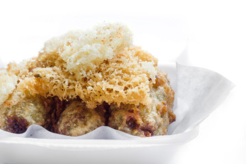 Fried banana snack of Thailand.