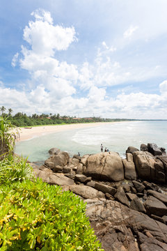 Sri Lanka - Ahungalla - Wide and wonderful beach landscape