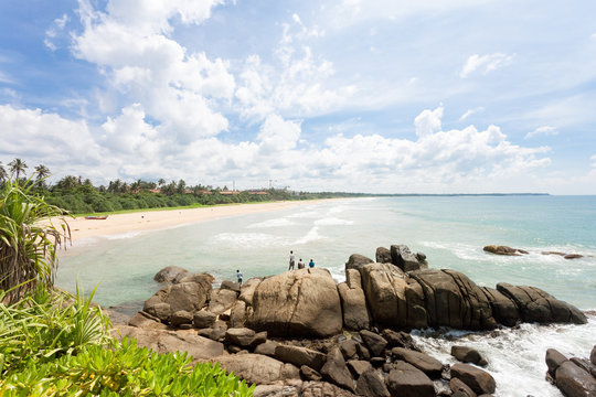 Sri Lanka - Ahungalla - Wild and impressive beach landscape