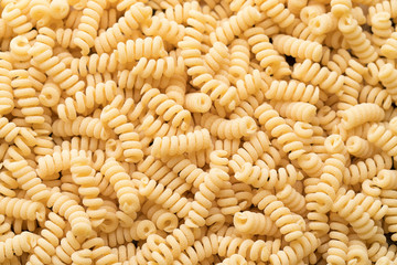 Dry Raw Macaroni Texture Background