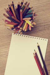 Obraz premium notebook on the table