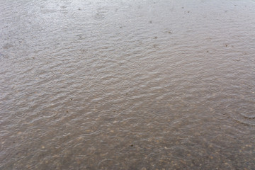 Hochwasser - Überschwemmung bei starkem Regen