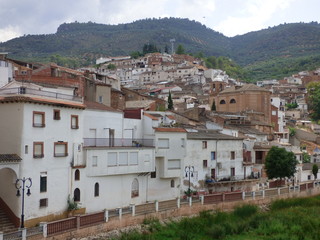 Fototapeta na wymiar La Puerta de Segura, pueblo de Jaén, en Andalucía (España) perteneciente a la comarca de la Sierra de Segura