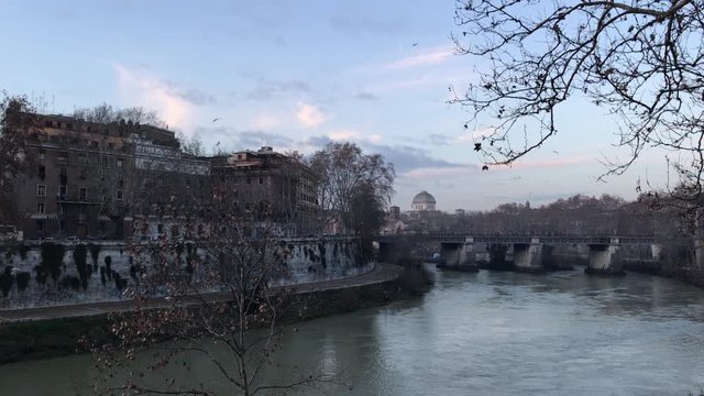 Lungotevere Aventino, Trastevere, 4K, Rome