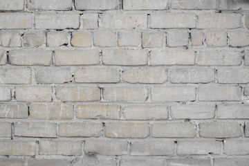 Background, white brick wall