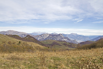 Fototapeta na wymiar Ausblick von den Monti Lessini