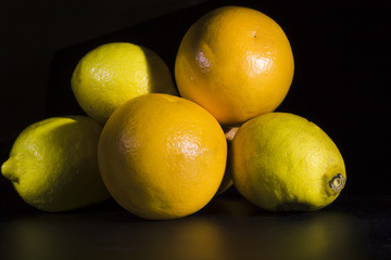 Orange and lemon composition